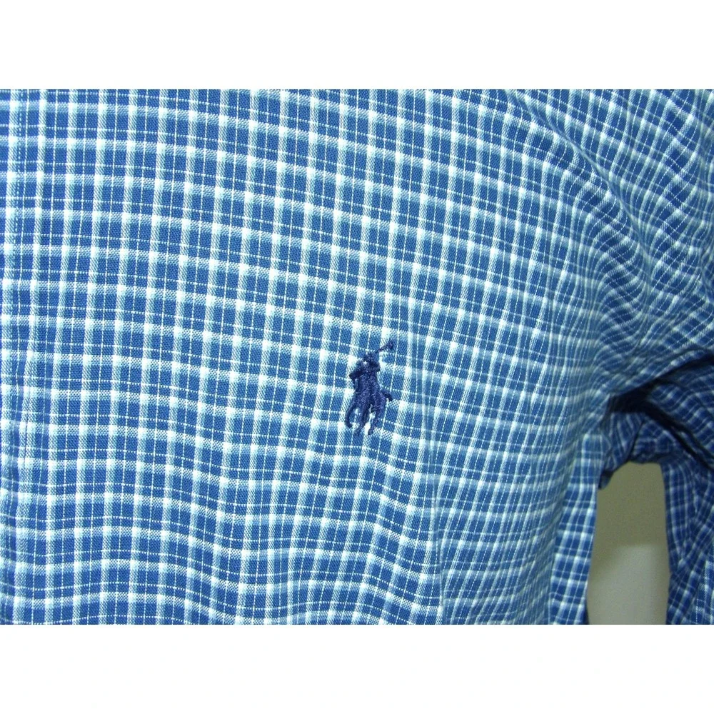 Polo Ralph Lauren BLAKE Long Sleeved Plaid Button Up Shirt Men's Medium